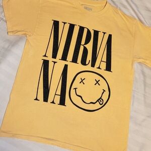 Nirvana Vintage Yellow Women’s Graphic